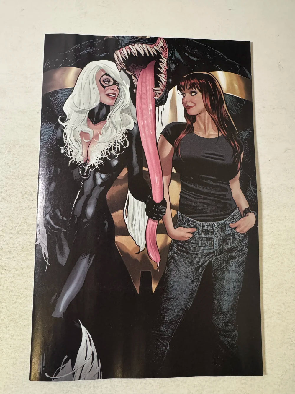BLACK CAT #7 Vol 4 NM 1:50 Virgin Adam Hughes Variant