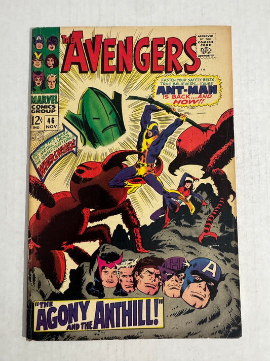 AVENGERS #46 VG+ 1ST APPEARANCE