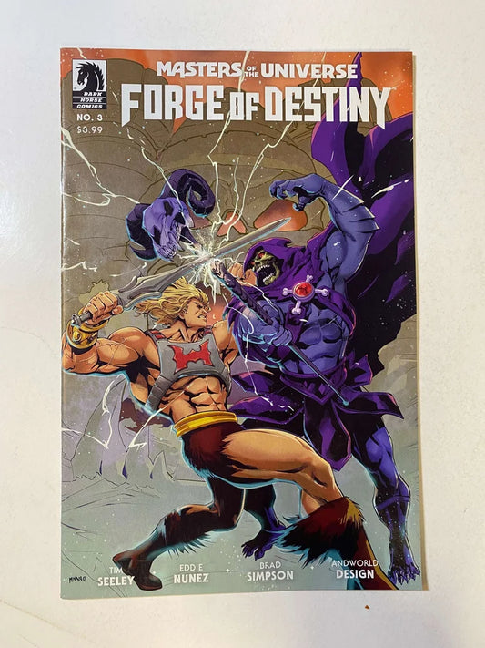 MASTERS OF THE UNIVERSE Forge of Destiny #3 NM Pop Mhan B Variant