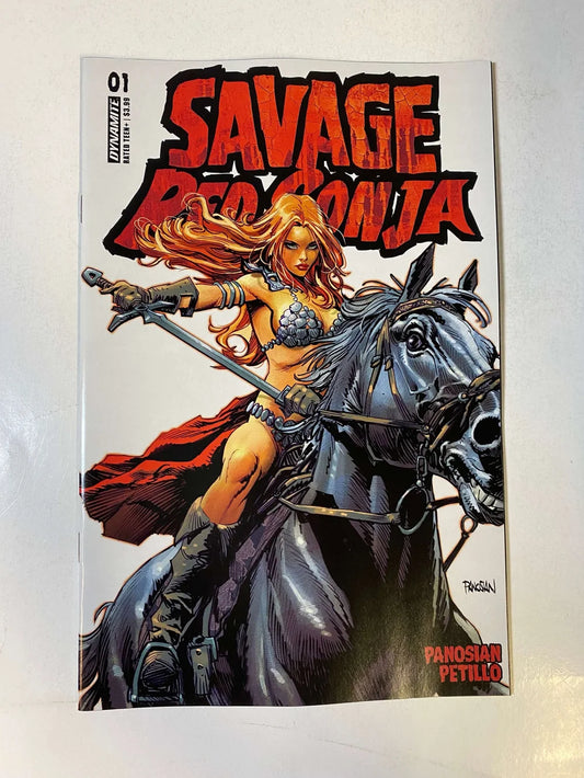 SAVAGE RED SONJA #1 NM Dan Panosian Cover