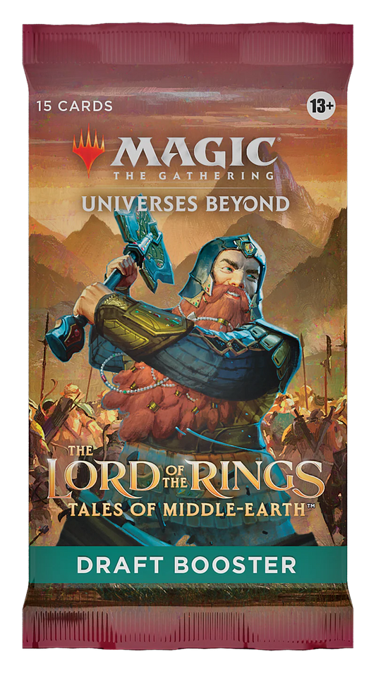 LORD OF THE RINGS Tales of Middle Earth Magic The Gathering Draft Booster LAST PACK!
