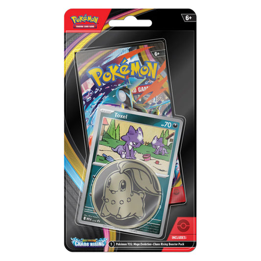POKEMON Mega Evolution CHAOS RISING Booster Pack w/ Toxel Promo Card