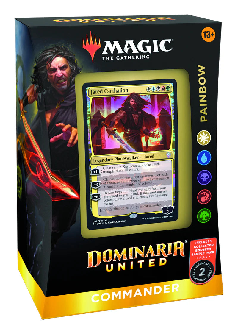 DOMINARIA UNITED Painbow Magic The Gathering Commander Deck