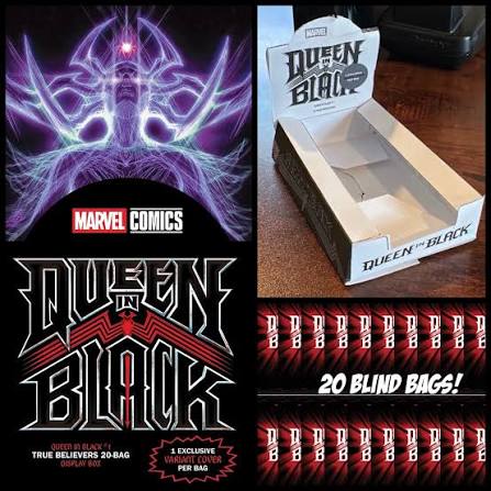 QUEEN IN BLACK #1 NM True Believers 20-Bag Display Box