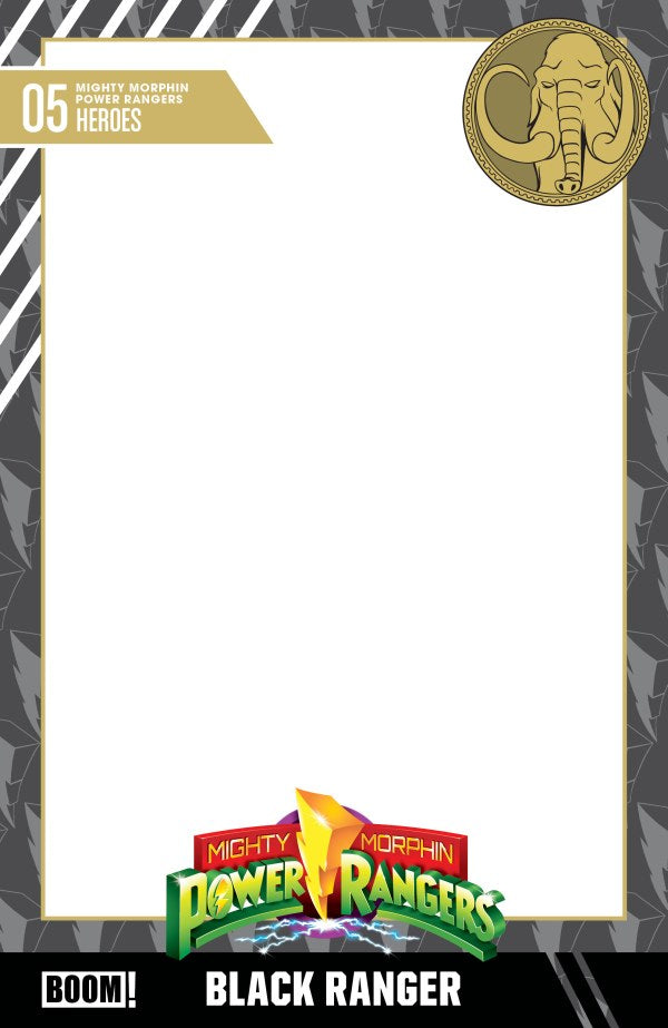 PRE-SALE: Mighty Morphin Power Rangers (2026) #5 D Trading Card Blank Sketch Variant