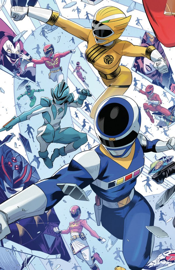 PRE-SALE: Power Rangers Unlimited #5 C Every Ranger Ever Card Stock Connecting Variant (Full Art, Zonno)