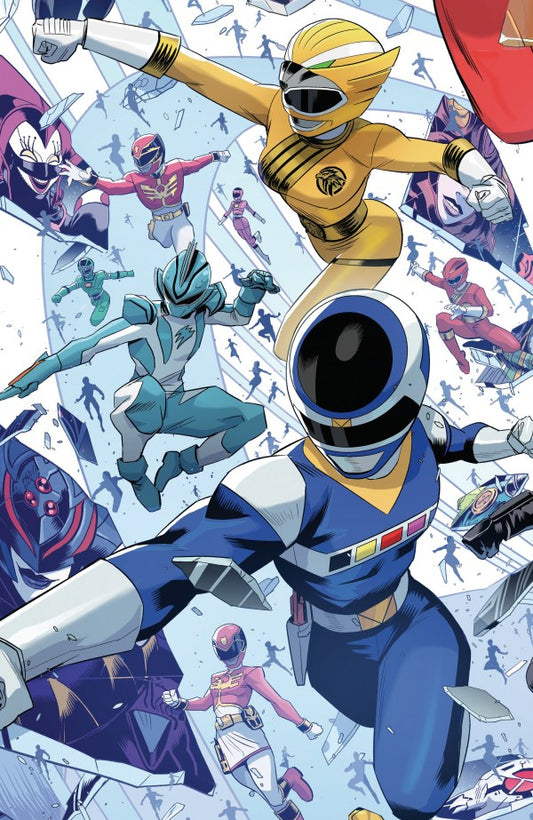 PRE-SALE: Power Rangers Unlimited #5 C Every Ranger Ever Card Stock Connecting Variant (Full Art, Zonno)