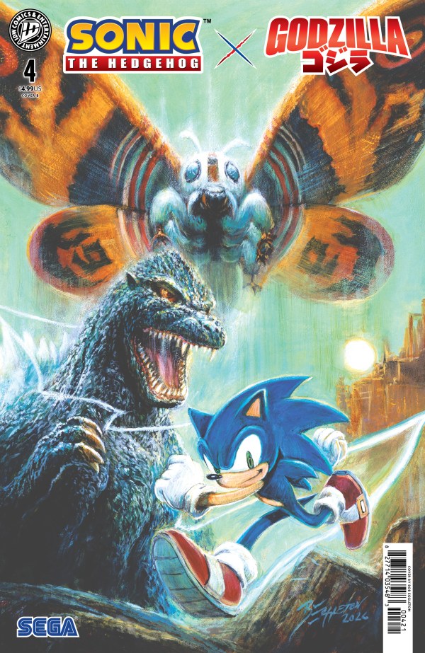 PRE-SALE: Sonic the Hedgehog x Godzilla #4 Variant B (Eggleton)