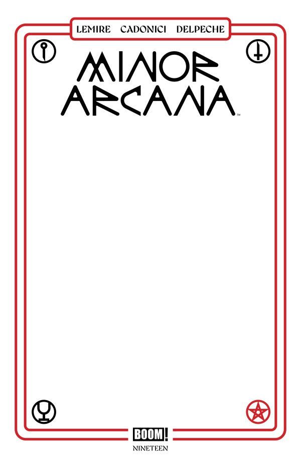 PRE-SALE: Minor Arcana #19 C Blank Sketch Variant