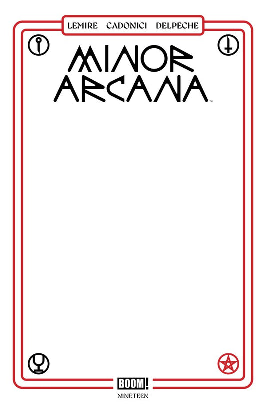 PRE-SALE: Minor Arcana #19 C Blank Sketch Variant