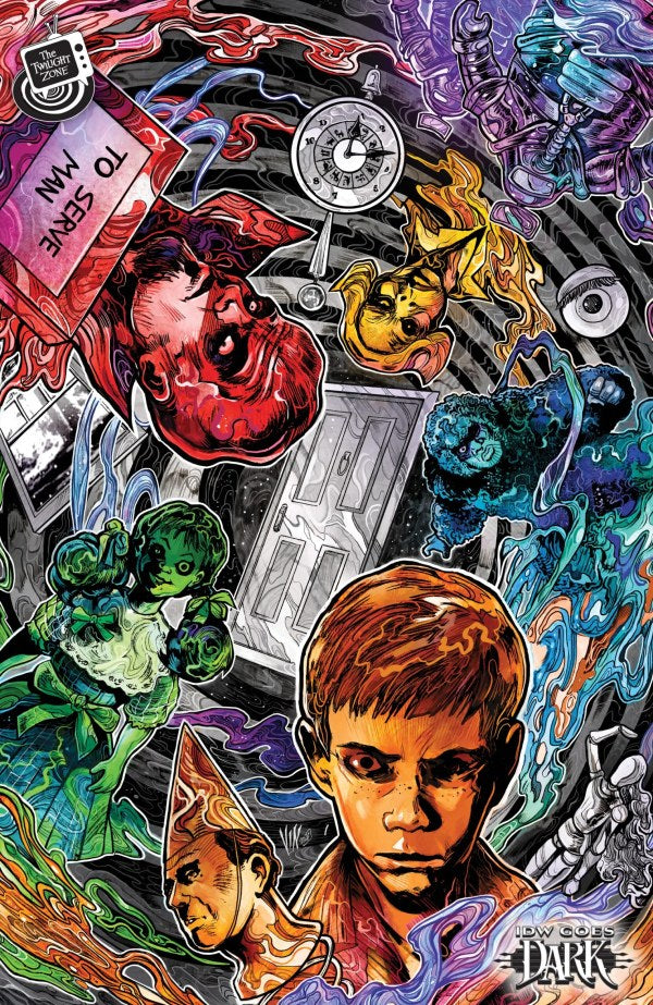 PRE-SALE: The Twilight Zone #11 Variant C (Riccardi IDW Goes Dark Variant)