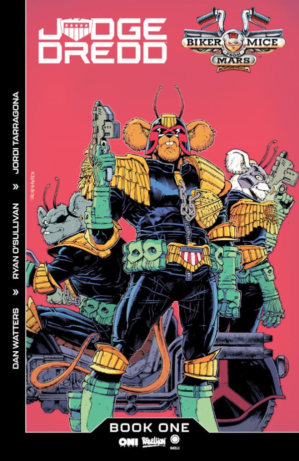 PRE-SALE: Judge Dredd/Biker Mice from Mars #1 Cover C Andrew Krahnke Var