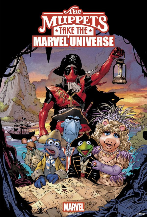 PRE-SALE: MUPPETS TAKE THE MARVEL UNIVERSE #1 MATTEO LOLLI MUPPET TREASURE ISLAND 30TH ANNIVERSARY VARIANT