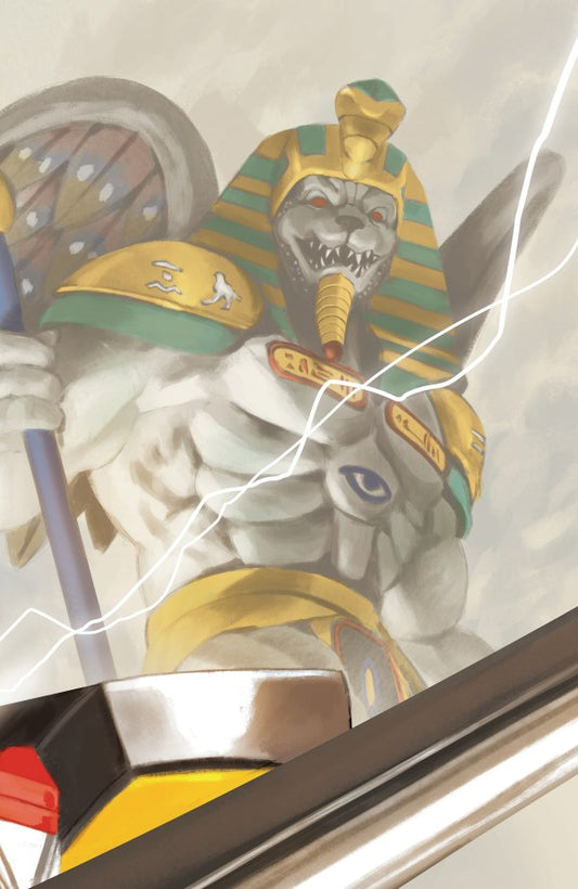 PRE-SALE: Mighty Morphin Power Rangers (2026) #3 C Megazord Card Stock Connecting Variant (Full Art, Mercado)