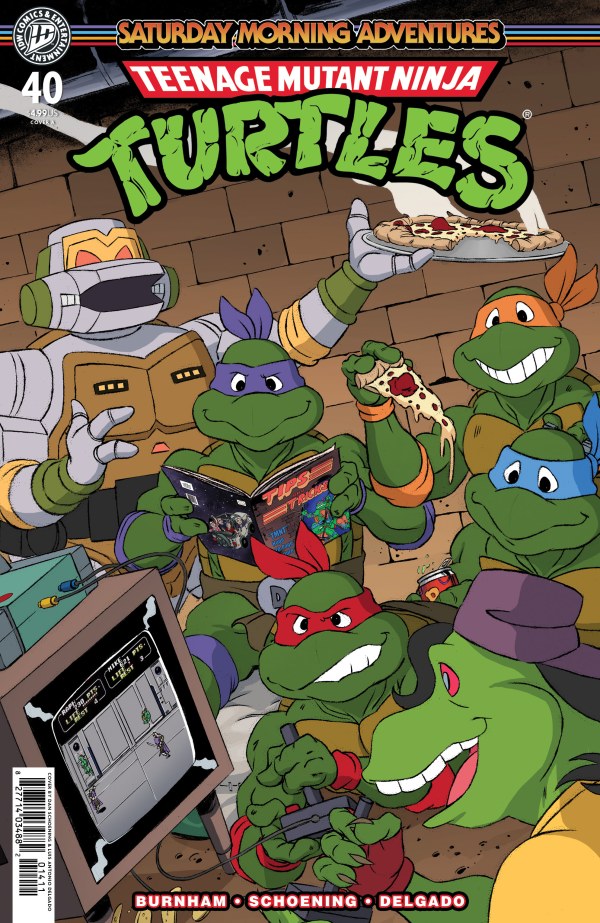 PRE-SALE: Teenage Mutant Ninja Turtles: Saturday Morning Adventures #40 Cover A (Schoening)