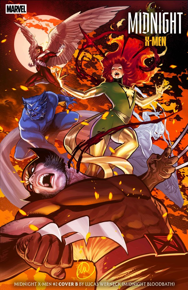 PRE-SALE: MIDNIGHT X-MEN #2 COVER B LUCAS WERNECK MIDNIGHT BLOODBATH VARIANT