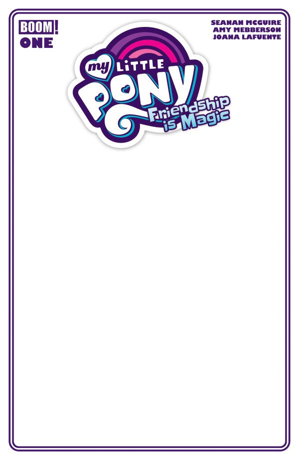 PRE-SALE: My Little Pony: Friendship is Magic (2026) #1 D Blank Sketch Variant
