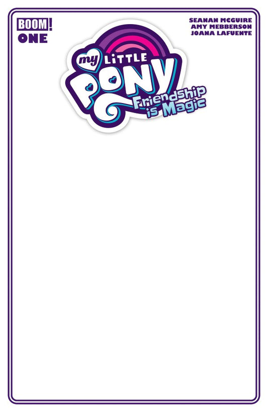 PRE-SALE: My Little Pony: Friendship is Magic (2026) #1 D Blank Sketch Variant