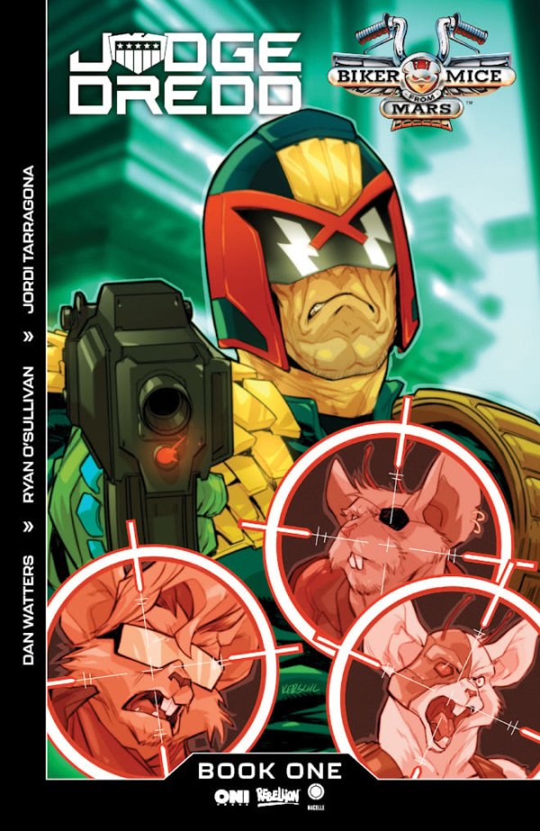 PRE-SALE: Judge Dredd/Biker Mice from Mars #1 Cover B Karl Kerschl Var
