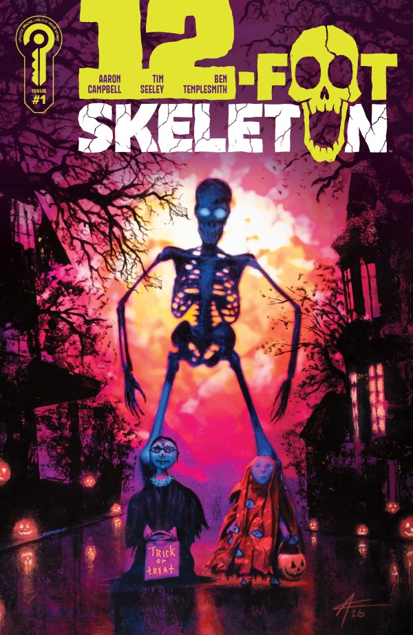 PRE-SALE: 12-Foot Skeleton #1 Cover B Aaron Campbell