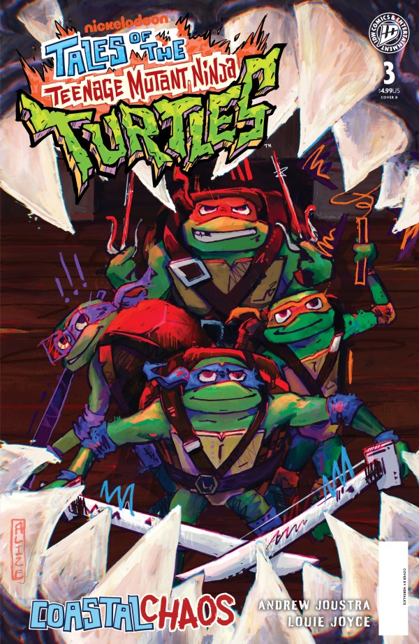 PRE-SALE: Tales of the Teenage Mutant Ninja Turtles: Coastal Chaos #3 Variant B (NerfAlice)