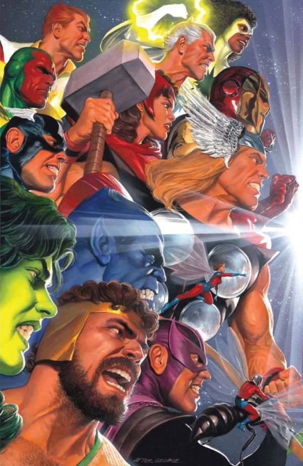 PRE-SALE: JLA/AVENGERS #3 FACSIMILE EDITION ALEX ROSS 2-PART CONNECTING VARIANT A