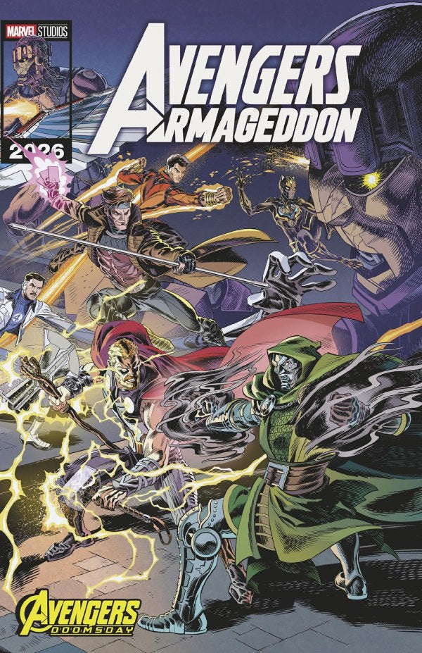 PRE-SALE: AVENGERS: ARMAGEDDON #5 LEONEL CASTELLANI MARVEL STUDIOS AVENGERS: DOOMSDAY WRAPAROUND VARIANT
