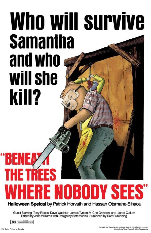 PRE-SALE: Beneath the Trees Where Nobody Sees Halloween Special Variant B (Fleecs Movie Homage Cover)
