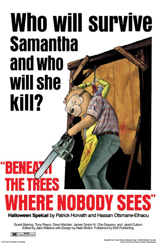 PRE-SALE: Beneath the Trees Where Nobody Sees Halloween Special Variant B (Fleecs Movie Homage Cover)