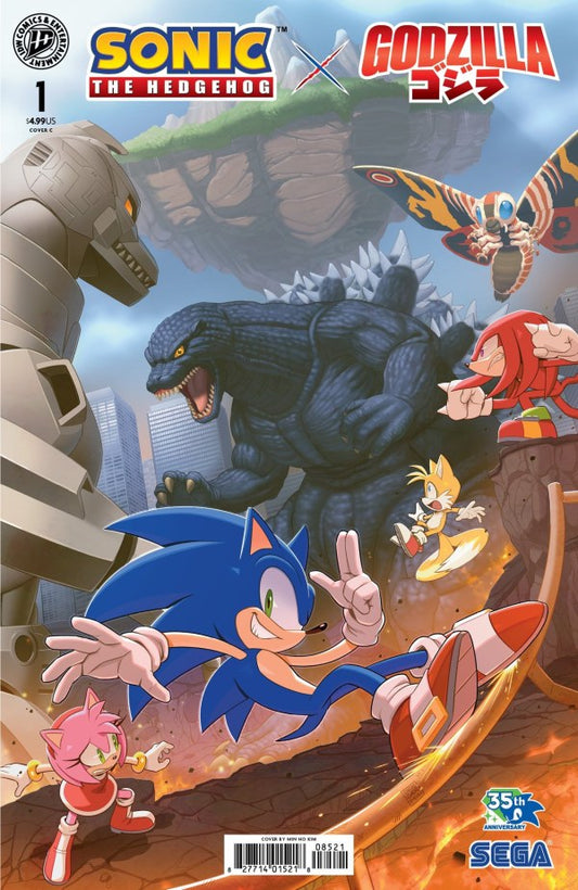 PRE-SALE:  Sonic the Hedgehog x Godzilla #1 Variant C (Kim)