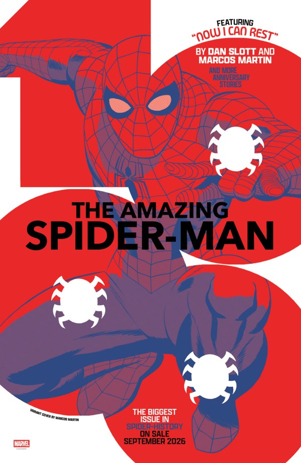 PRE-SALE: AMAZING SPIDER-MAN #1000 MARCOS MARTIN VARIANT