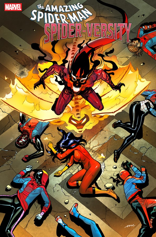 PRE-SALE: AMAZING SPIDER-MAN: SPIDER-VERSITY #5 PERE PEREZ VARIANT