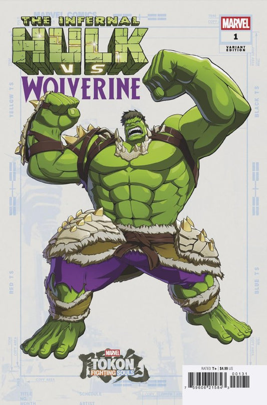 PRE-SALE: INFERNAL HULK VS. WOLVERINE #1 MARVEL TOKON: FIGHTING SOULS VARIANT