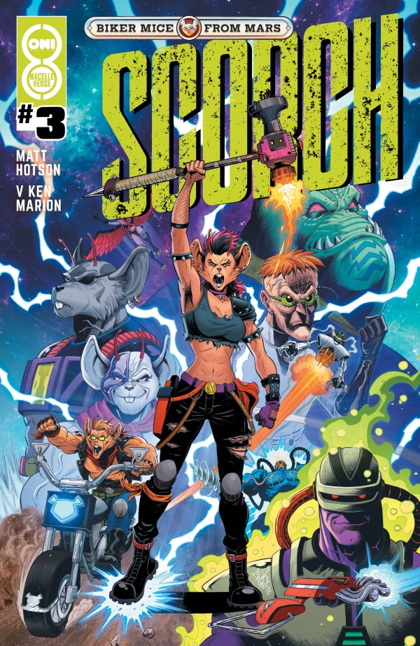 PRE-SALE: BIKER MICE FROM MARS SCORCH #3 CVR B JORDI TARRAGONA VAR