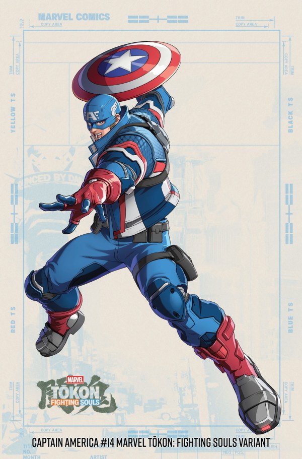 PRE-SALE: CAPTAIN AMERICA #14 MARVEL TOKON: FIGHTING SOULS VARIANT [ARM]