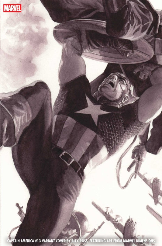 PRE-SALE: CAPTAIN AMERICA #13 ALEX ROSS MARVEL DIMENSIONS VARIANT [ARM]