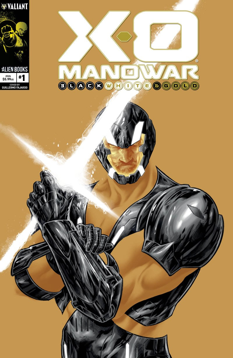 PRE-SALE: X-O Manowar: Black, White & Gold #1 Cover A (Fajardo)