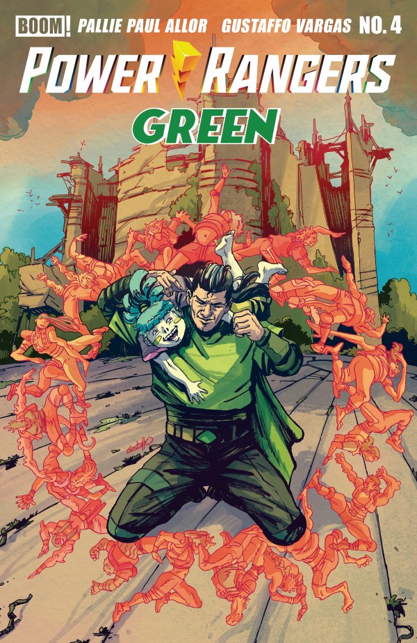PRE-SALE: Power Rangers Green #4 B Variant (Dressed, Vargas)