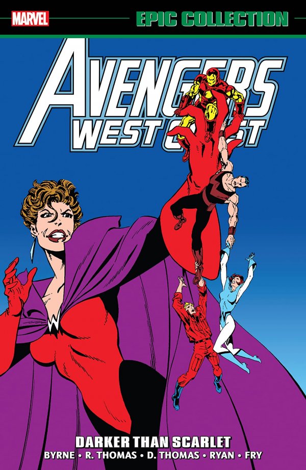 Avengers West Coast Epic Collection Vol 5 Darker Than Scarlet TPB OOP