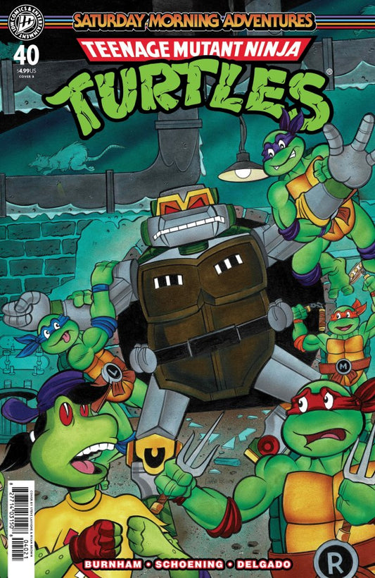 PRE-SALE: Teenage Mutant Ninja Turtles: Saturday Morning Adventures #40 Variant B (Lavigne)