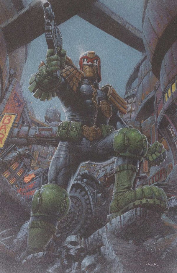 PRE-SALE: Judge Dredd/Biker Mice from Mars #1 Cover F David Finch Foil Var
