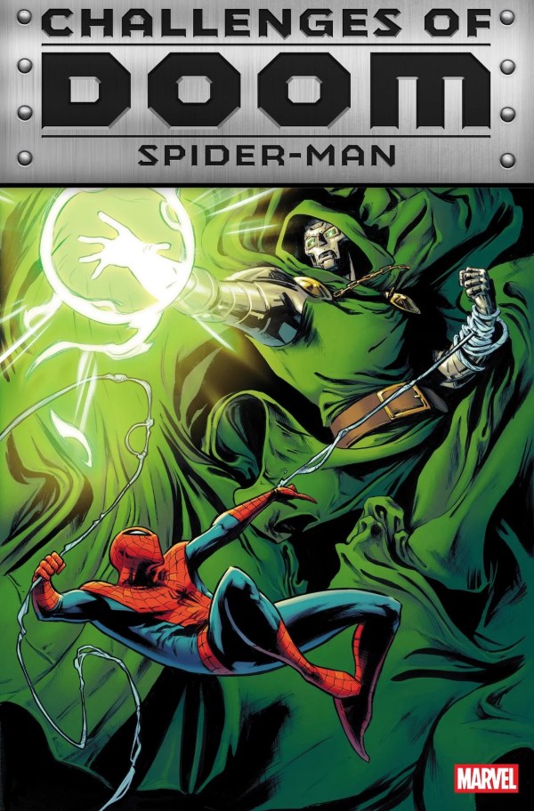 PRE-SALE: CHALLENGES OF DOOM: SPIDER-MAN #1 CARMEN CARNERO VARIANT