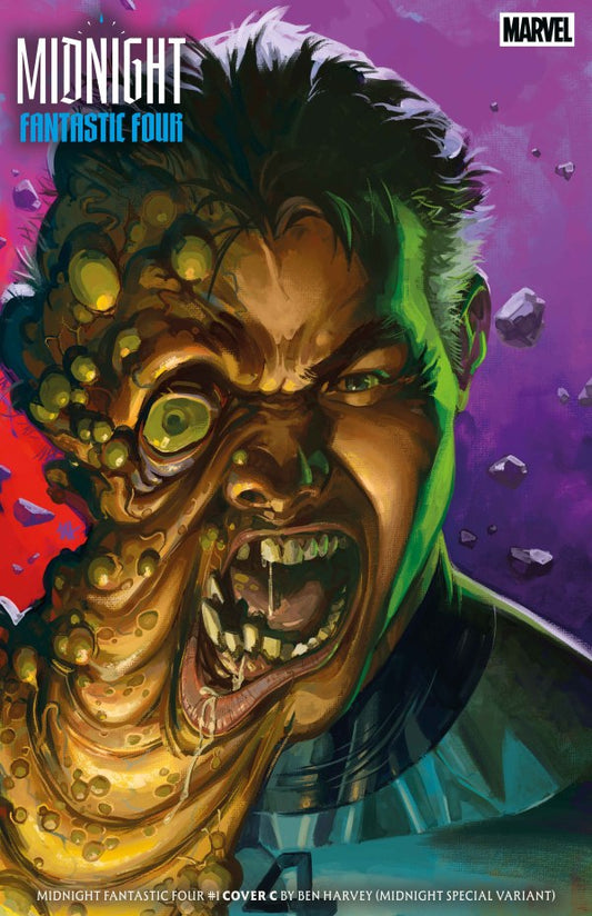 PRE-SALE: MIDNIGHT FANTASTIC FOUR #1 COVER C BEN HARVEY MIDNIGHT SPECIAL VARIANT