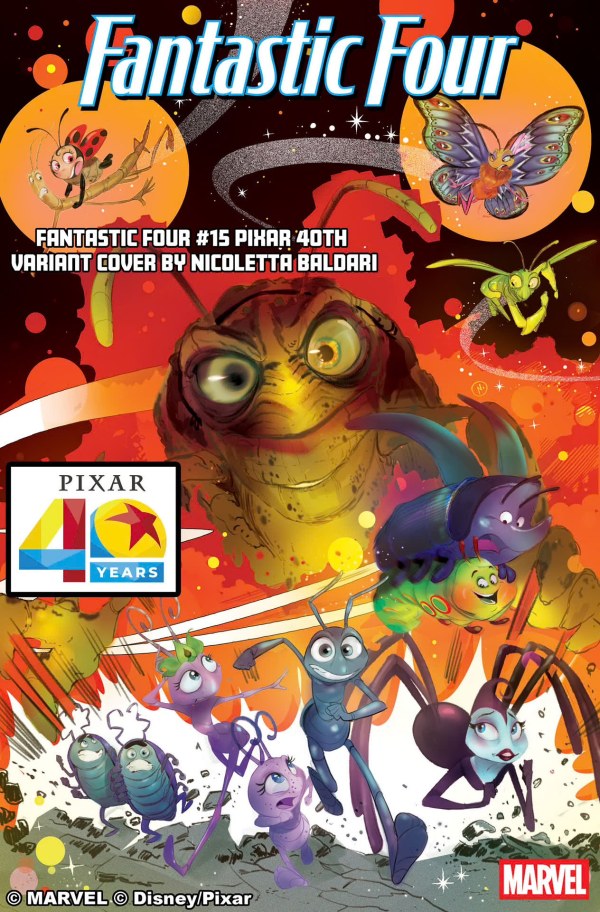 PRE-SALE: FANTASTIC FOUR #15 NICOLETTA BALDARI PIXAR 40TH VARIANT