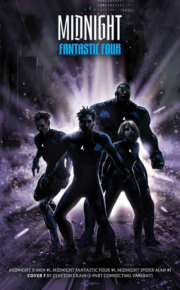 PRE-SALE: MIDNIGHT FANTASTIC FOUR #1 COVER F CLAYTON CRAIN 3-PART CONNECTING VARIANT