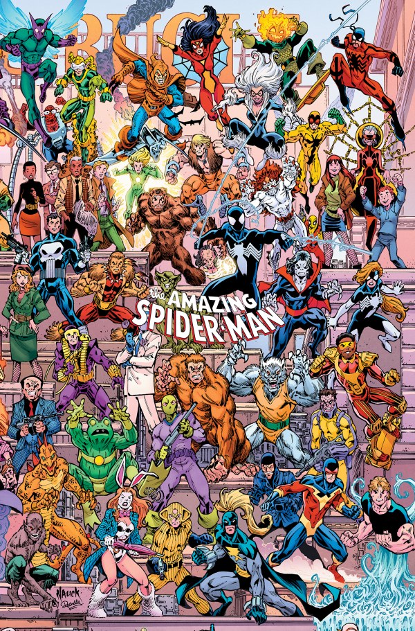 PRE-SALE: AMAZING SPIDER-MAN #1001 TODD NAUCK 4-PART CONNECTING LEGACY VARIANT