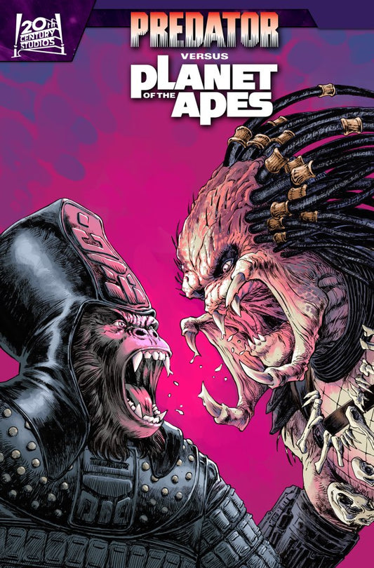 PRE-SALE: PREDATOR VS. THE PLANET OF THE APES #2 DAVE WACHTER VARIANT