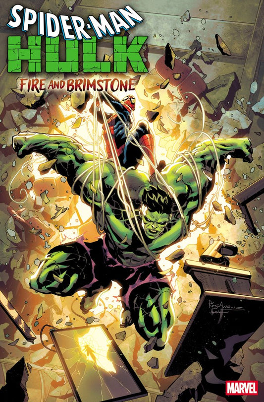 PRE-SALE: SPIDER-MAN/HULK: FIRE AND BRIMSTONE #4 ROGE ANTONIO VARIANT