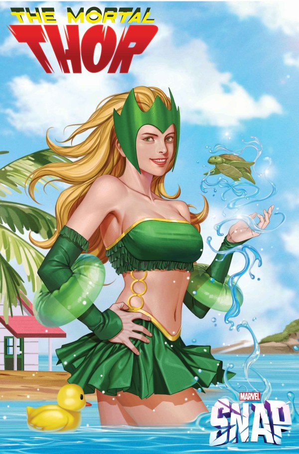 PRE-SALE: MORTAL THOR #13 INHYUK LEE MARVEL SNAP SWIMSUIT VARIANT