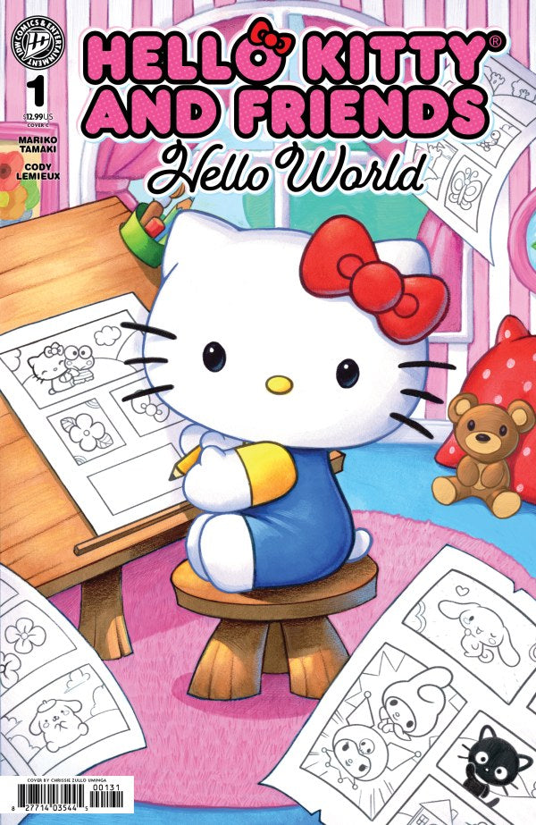 PRE-SALE: Hello Kitty and Friends: Hello World! #1 Variant C Foil (Zullo Uminga)
